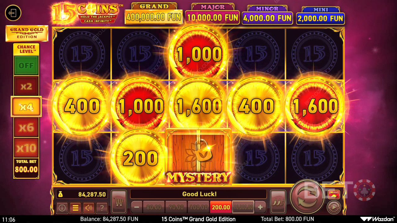 15 Coins Grand Gold Edition Recensione di BETO Slots