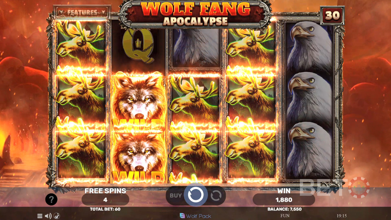 Wolf Fang - Apocalypse Recensione di BETO Slots