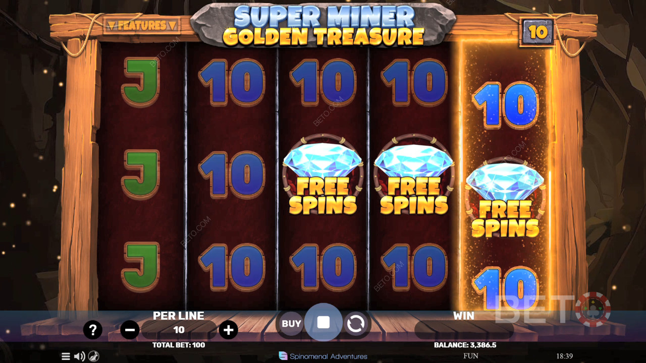 Super Miner - Golden Treasure Gioco Gratuito