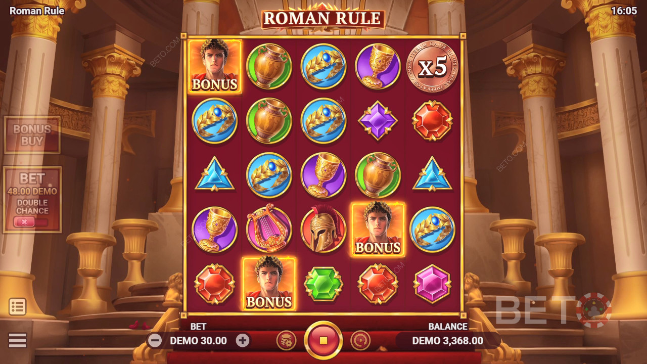 Roman Rule Recensione di BETO Slots