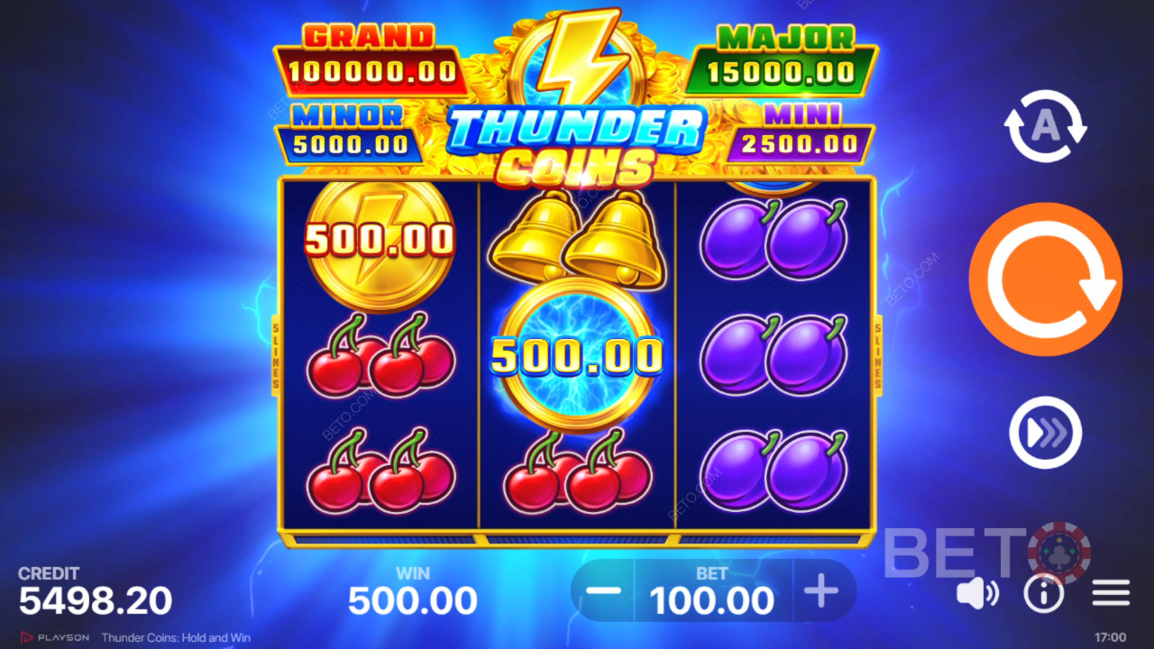 La slot online Thunder Coins vale la pena?