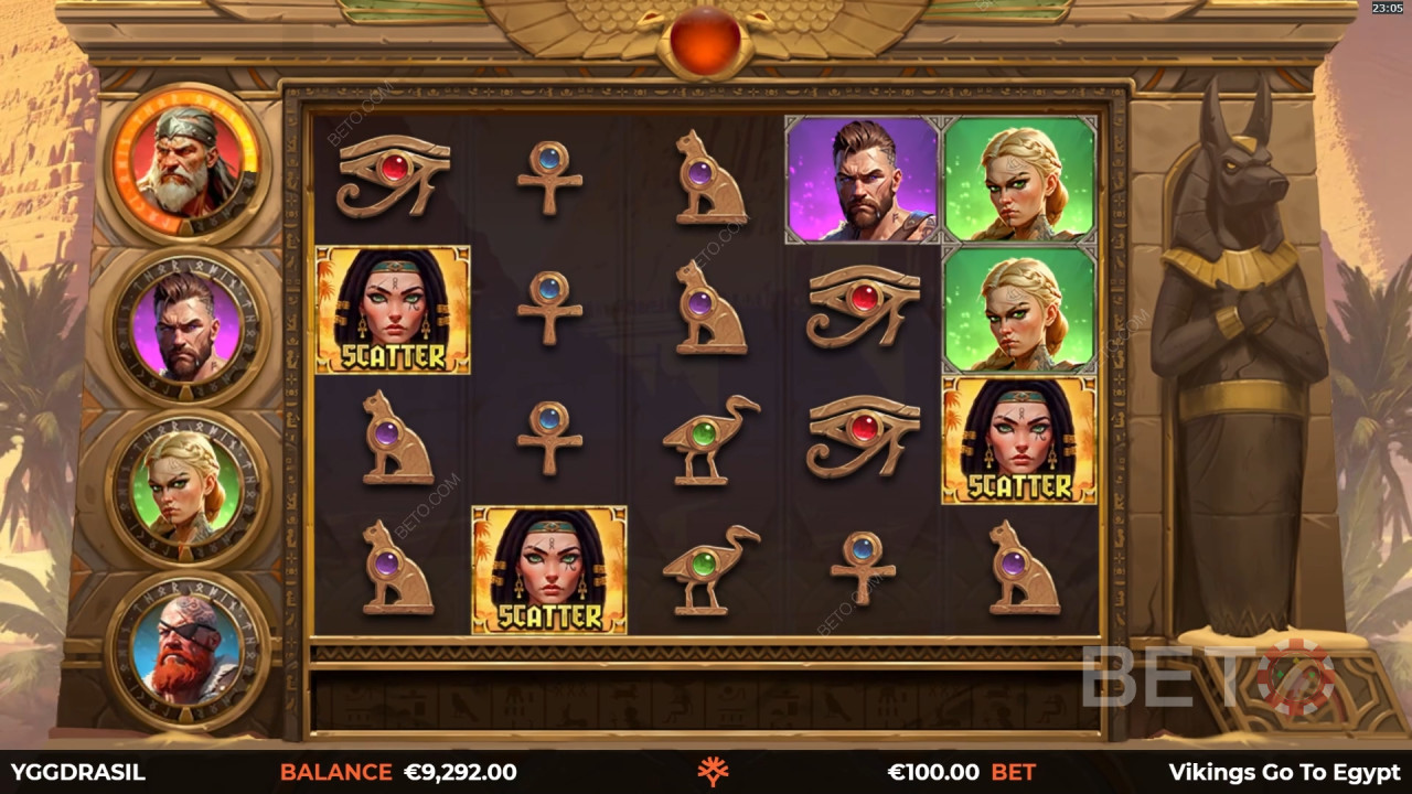 Vikings Go To Egypt Wild Fight Recensione di BETO Slots