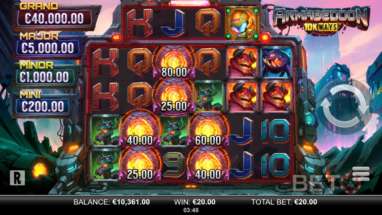 Armageddon 10k Modi Recensione da BETO Slots