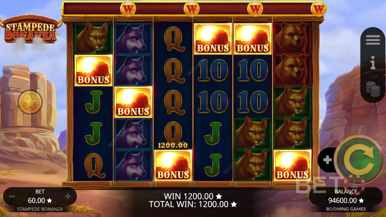 Stampede Bonanza Recensione di BETO Slots