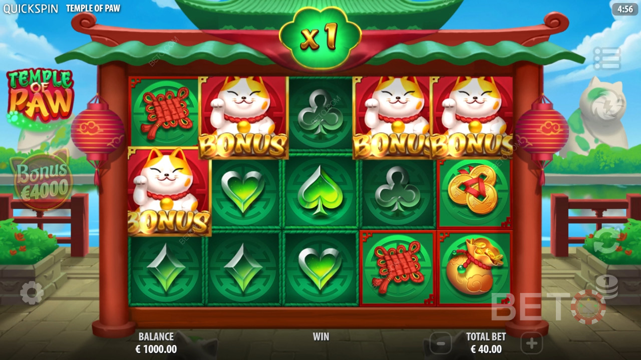 La recensione di Temple of Paw da parte di BETO Slots