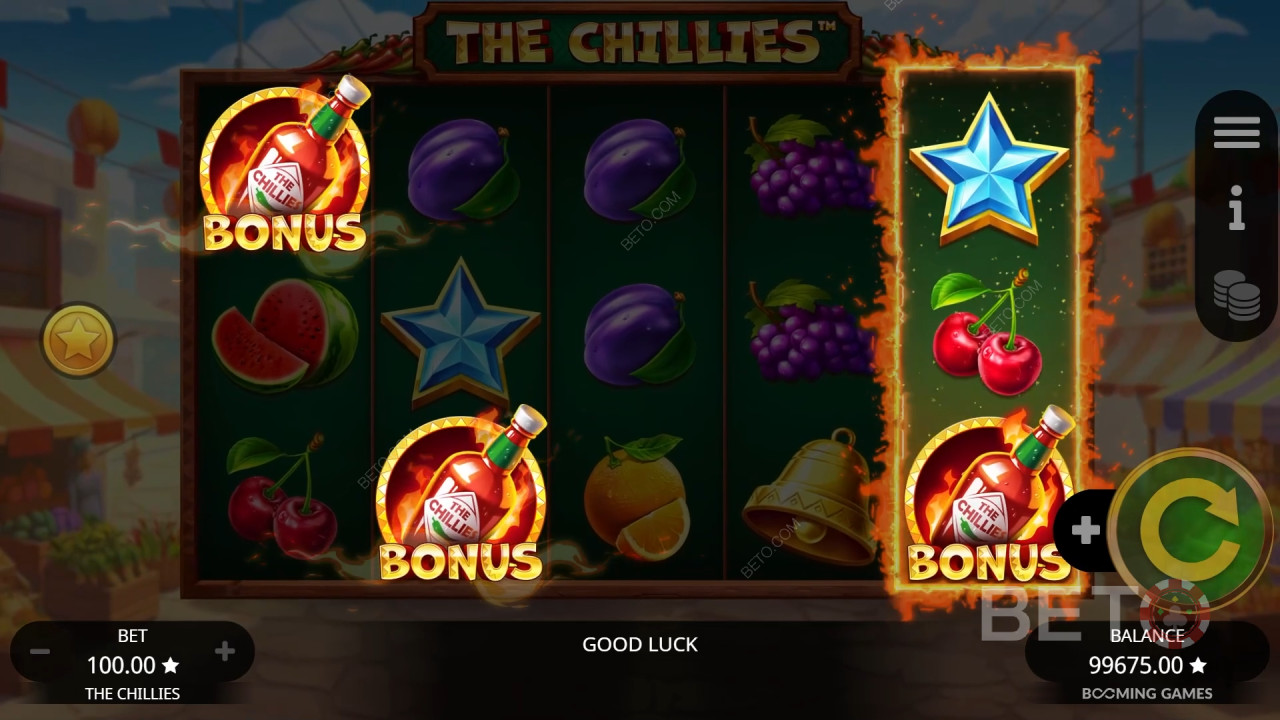 La recensione di The Chillies da parte di BETO Slots