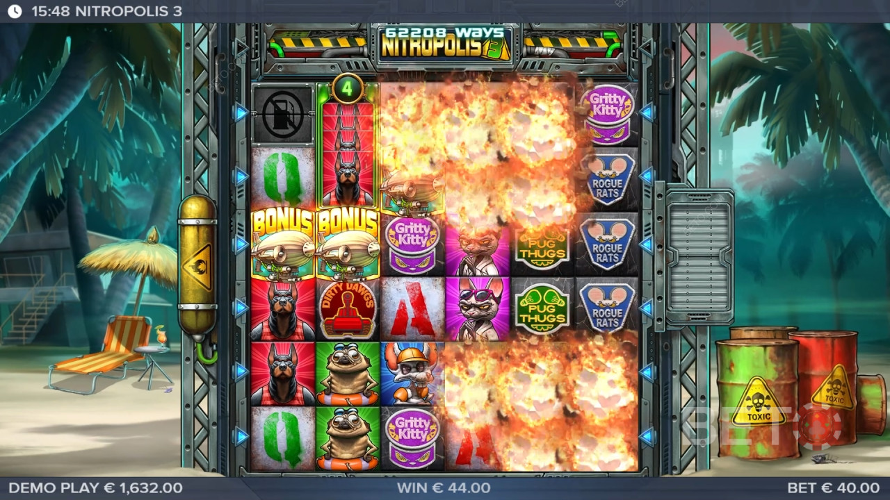 Nitropolis 3 Recensione di BETO Slots