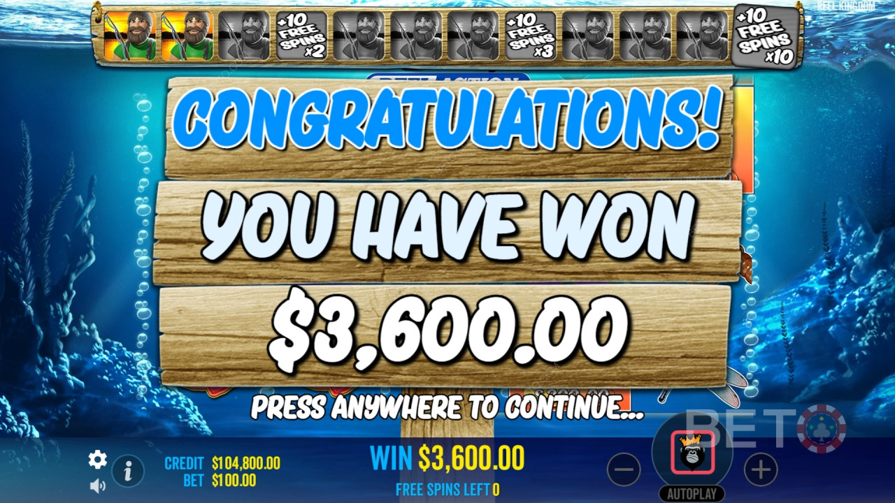Vinci 2.100x la tua puntata nella slot online Big Bass Bonanza Reel Action!