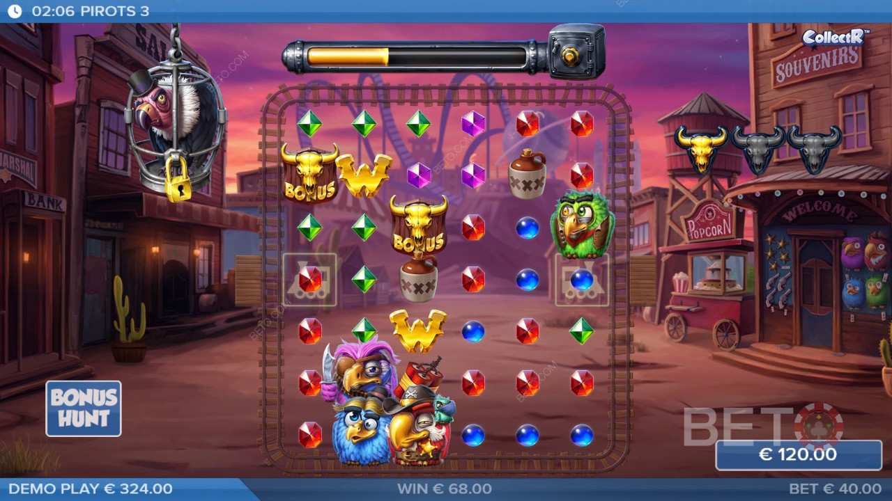 Le funzioni bonus spiegate in Pirots 3 da ELK Studios