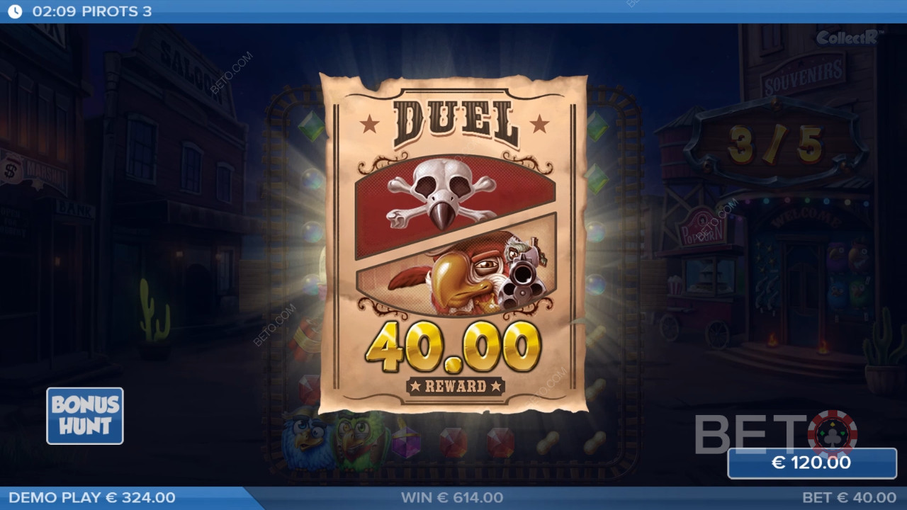 Vinci 10.000x la tua puntata nella slot online Pirots 3!