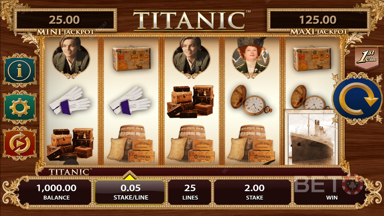 Godetevi una grande avventura con la slot online Titanic in uno dei casinò online consigliati da BETO.