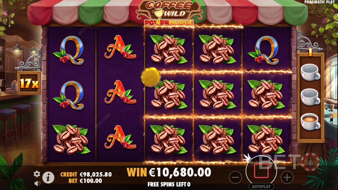 Le funzioni bonus spiegate in Coffee Wild da Pragmatic Play