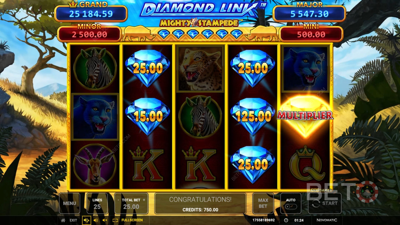 Diamond Link: Mighty Stampede Recensione da BETO Slots