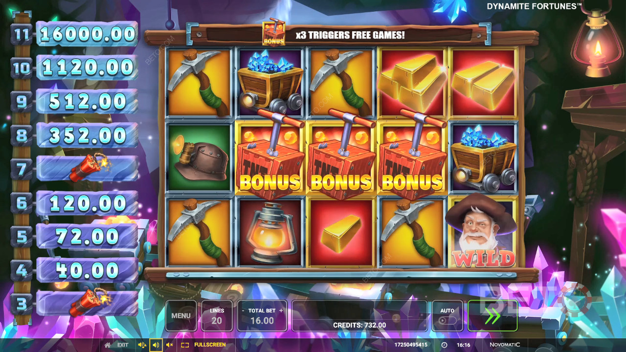 Recensione di Dynamite Fortunes da parte di BETO Slots