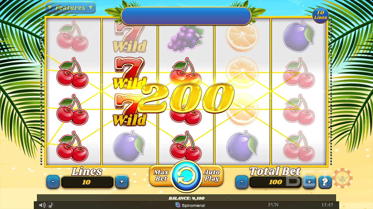 100 Juicy Fruits Recensione di BETO Slots
