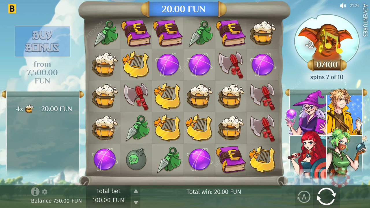 Adventures Gioco Gratuito