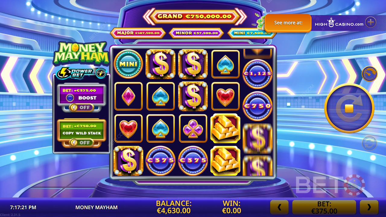 Recensione di Money Mayham da parte di BETO Slots