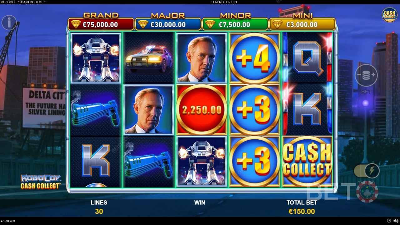 RoboCop: Cash Collect Recensione da BETO Slots