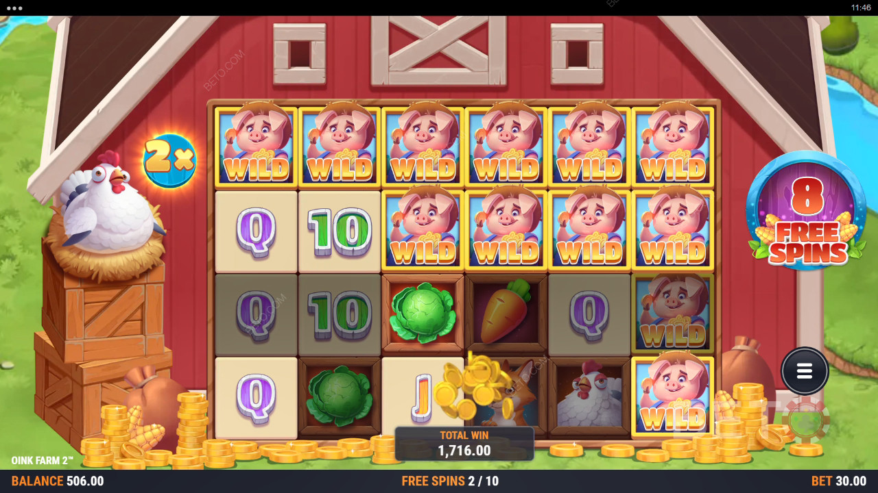 Oink Farm 2 Recensione di BETO Slots