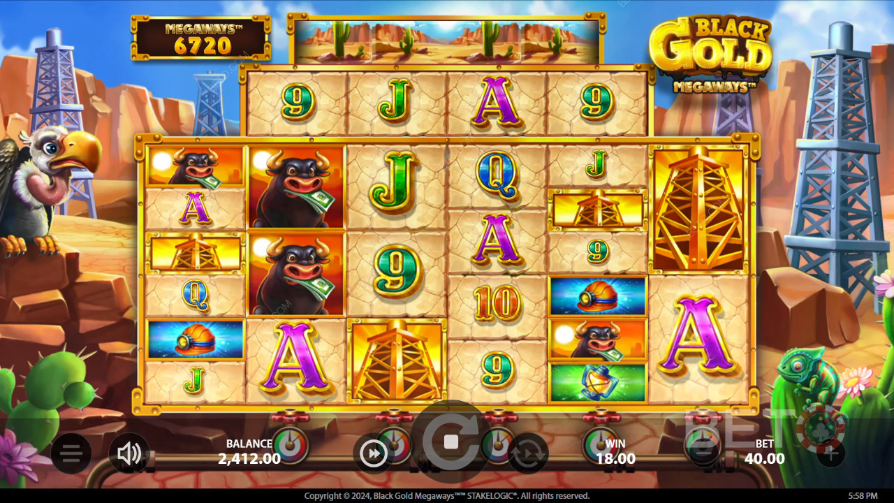 Recensione di Black Gold Megaways da parte di BETO Slots