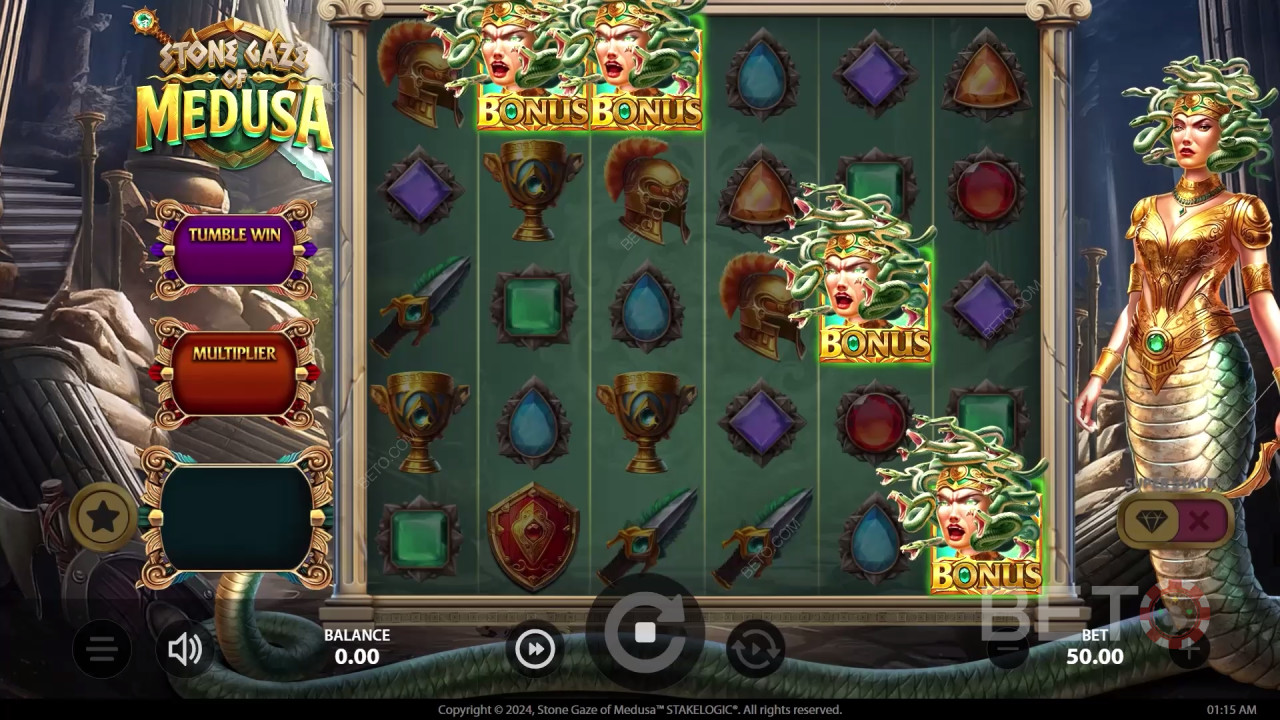 Stone Gaze of Medusa Recensione da BETO Slots