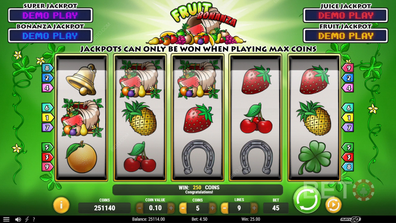 Fruit Bonanza Gioco Gratuito