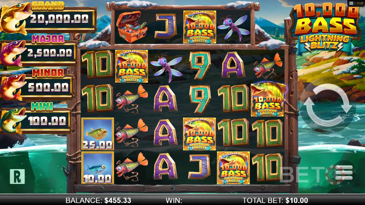 10.000 Big Bass Lightning Blitz Recensione di BETO Slots
