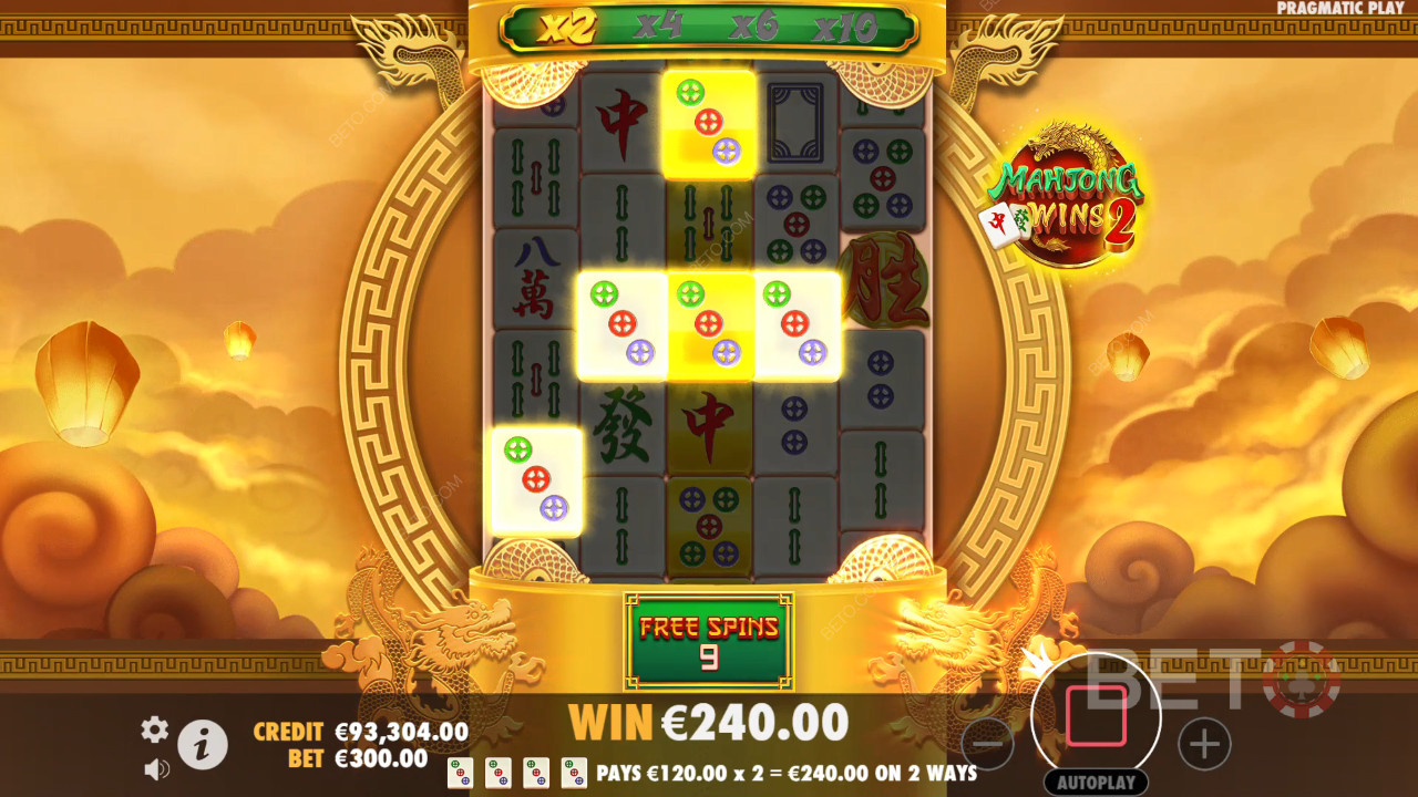 Le funzioni bonus spiegate in Mahjong Wins 2 di Pragmatic Play