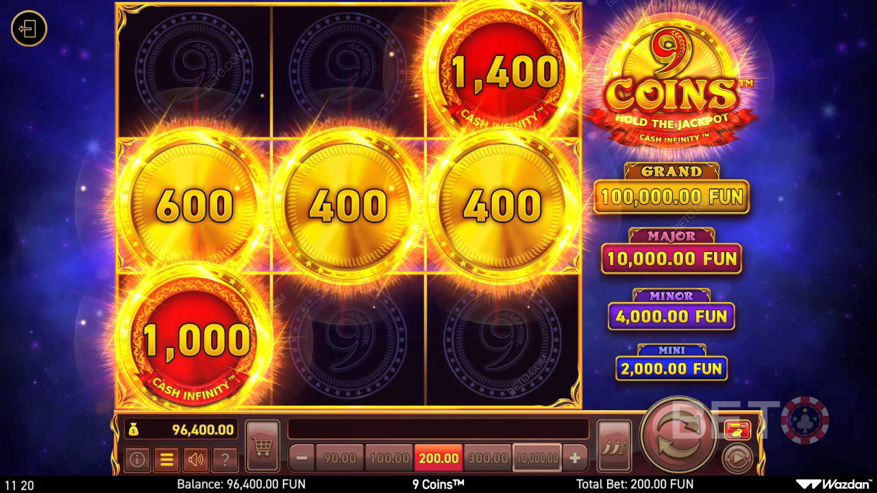 9 Coins Recensione di BETO Slots