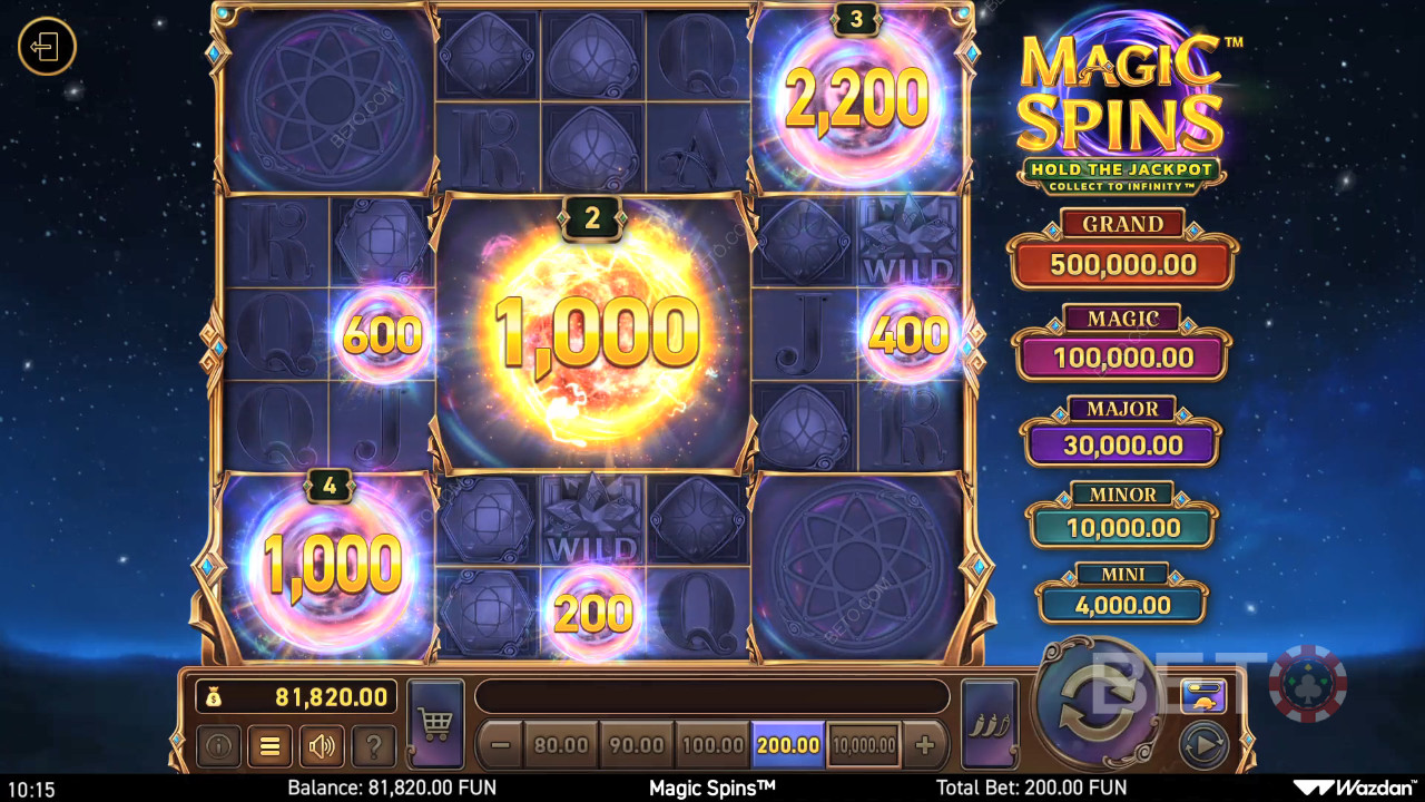 Recensione di Magic Spins da parte di BETO Slots