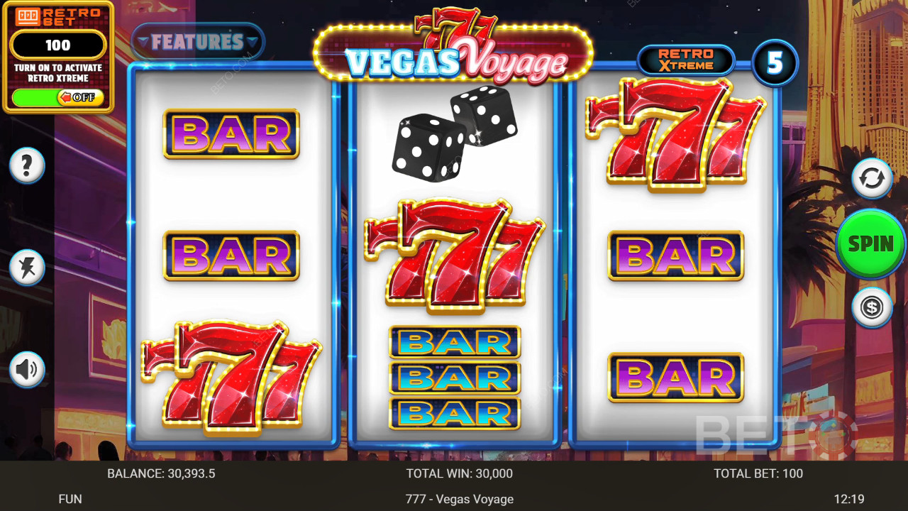 777 - Vegas Voyage Recensione di BETO Slots