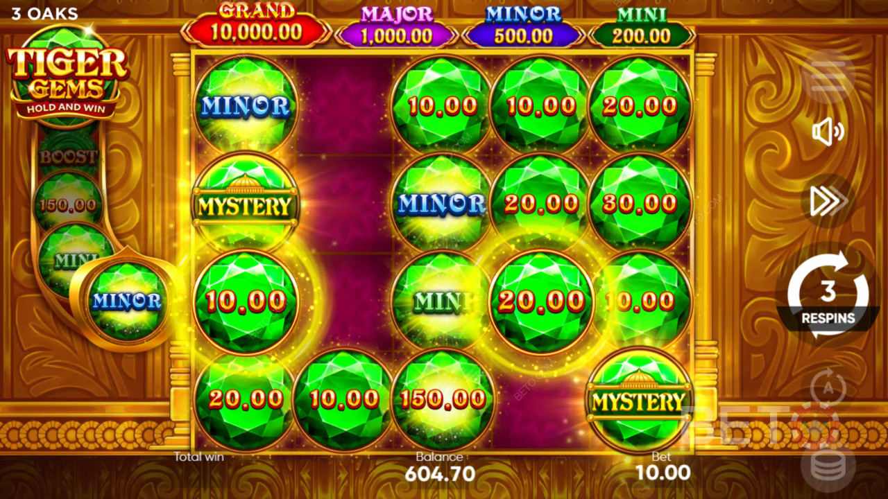 Come giocare a Tiger Gems di 3 Oaks Gaming