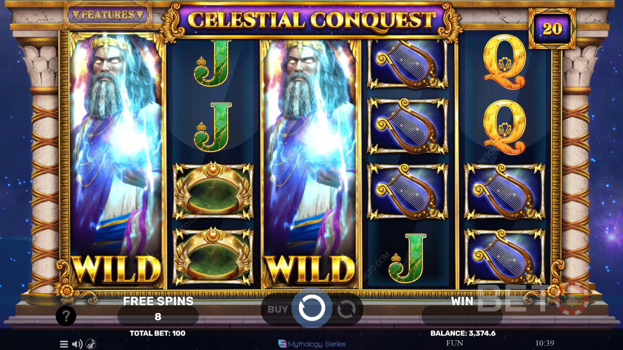 Celestial Conquest Recensione di BETO Slots