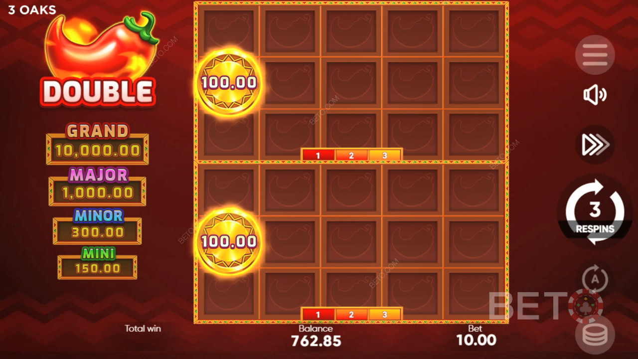 Vinci 1.000x la tua puntata nella slot 3 Hot Chillies!