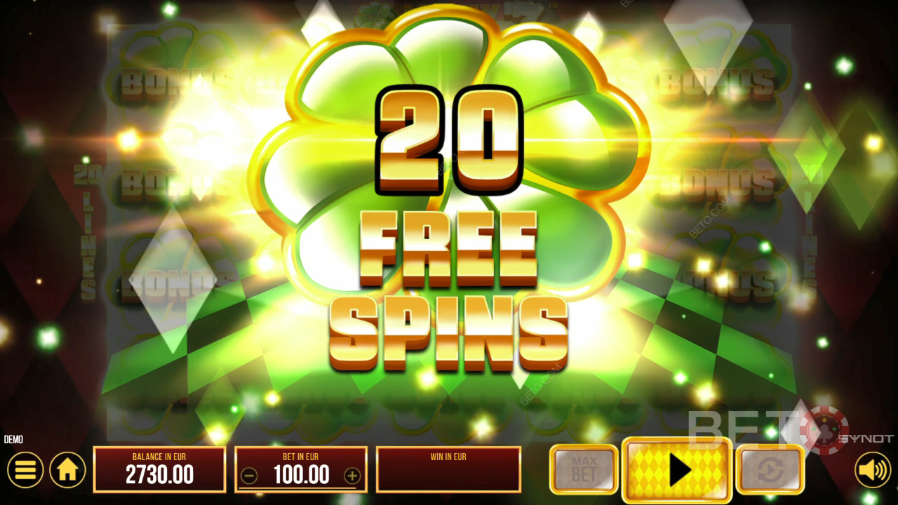 Vinci 500 volte la tua puntata con la Video Slot Lucky 77!