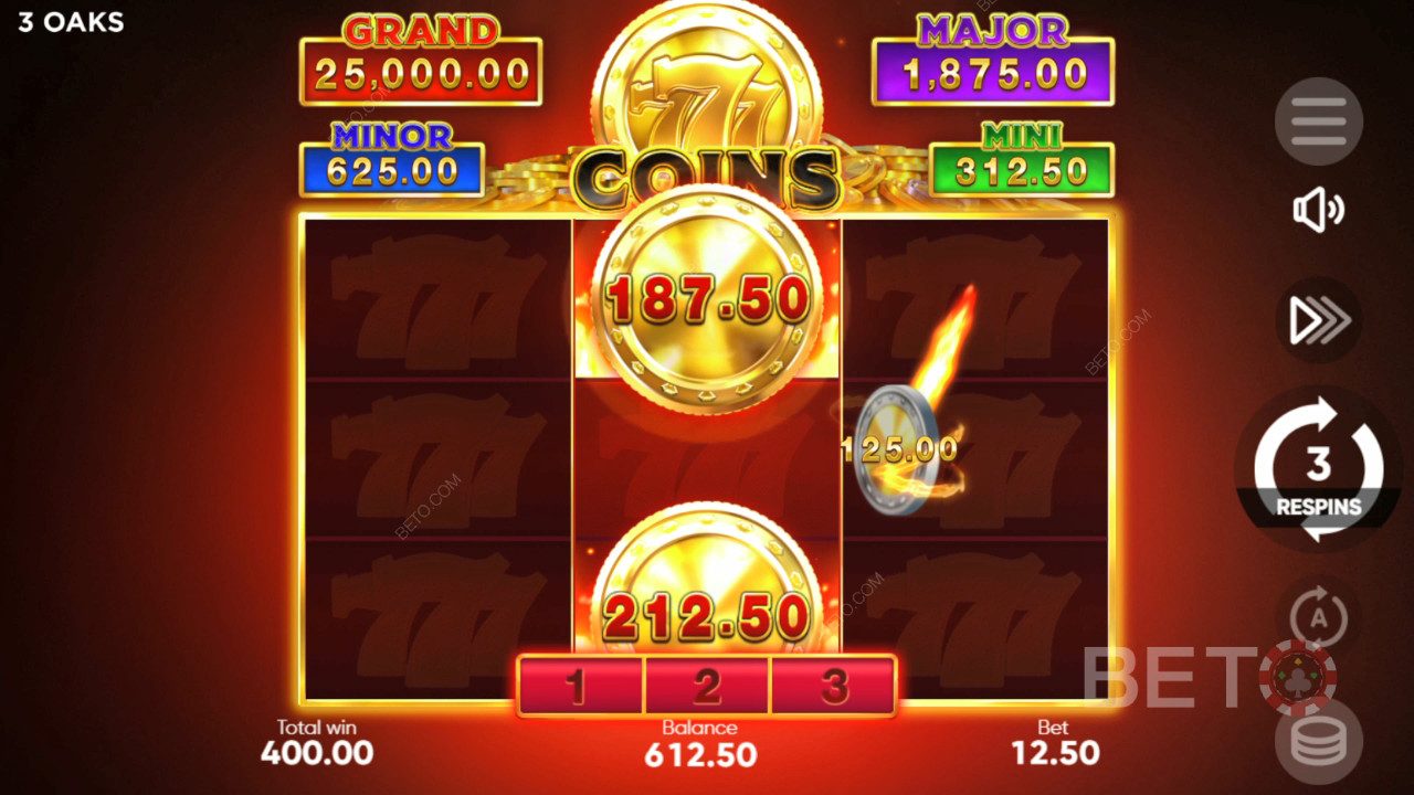 Come giocare a 777 Coins di 3 Oaks Gaming