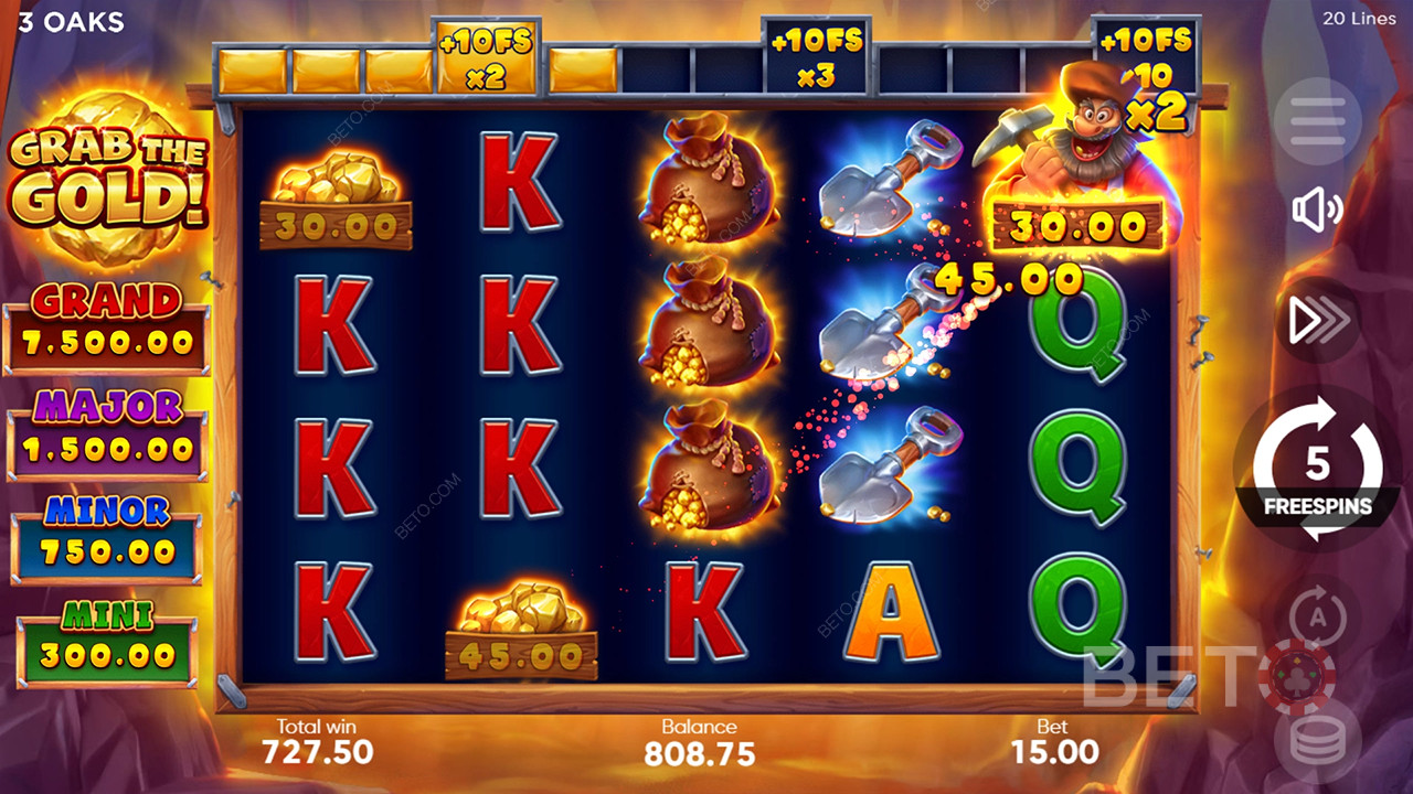 Grab The Gold! Gioco Gratuito