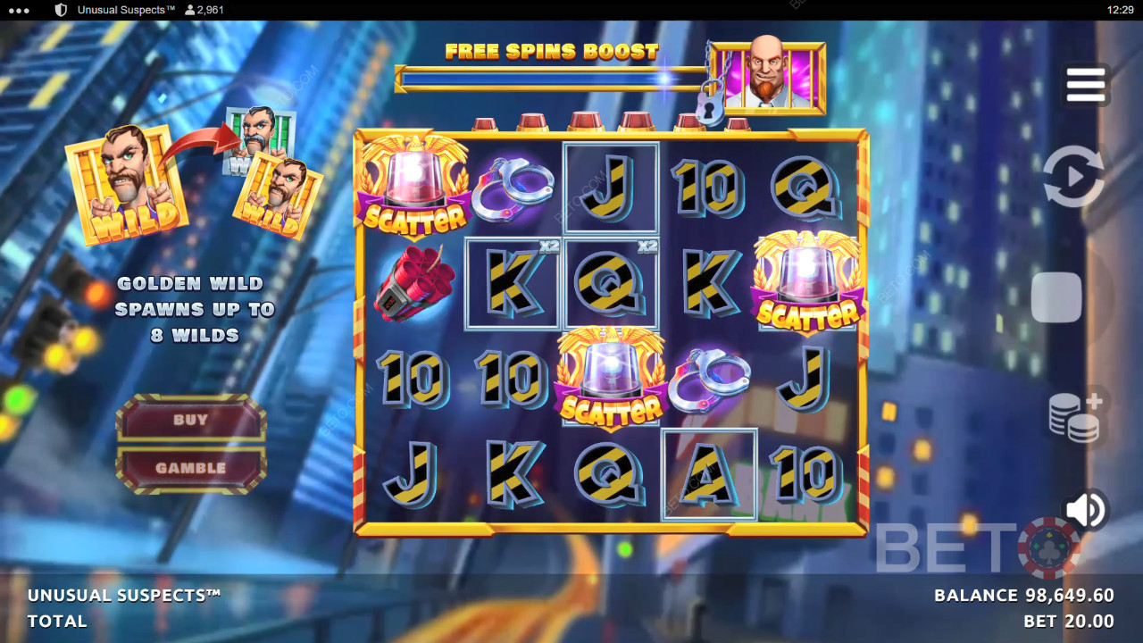 Recensione di Unusual Suspects da parte di BETO Slots
