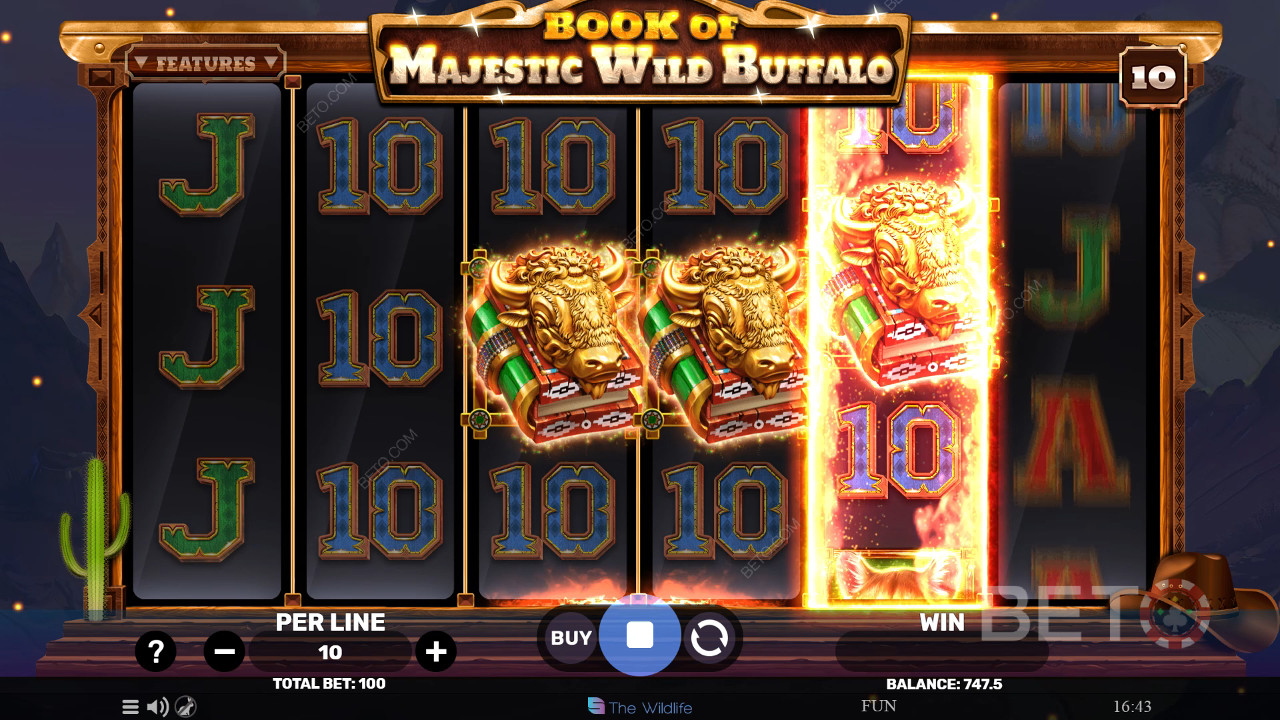 Recensione di Book of Majestic Wild Buffalo da parte di BETO Slots