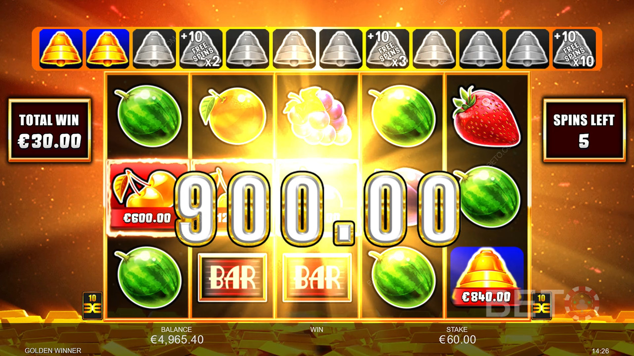 Verdetto per la slot online Golden Winner
