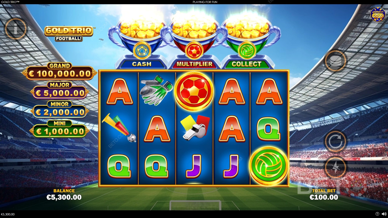 Gold Trio: Football! Gioco Gratuito