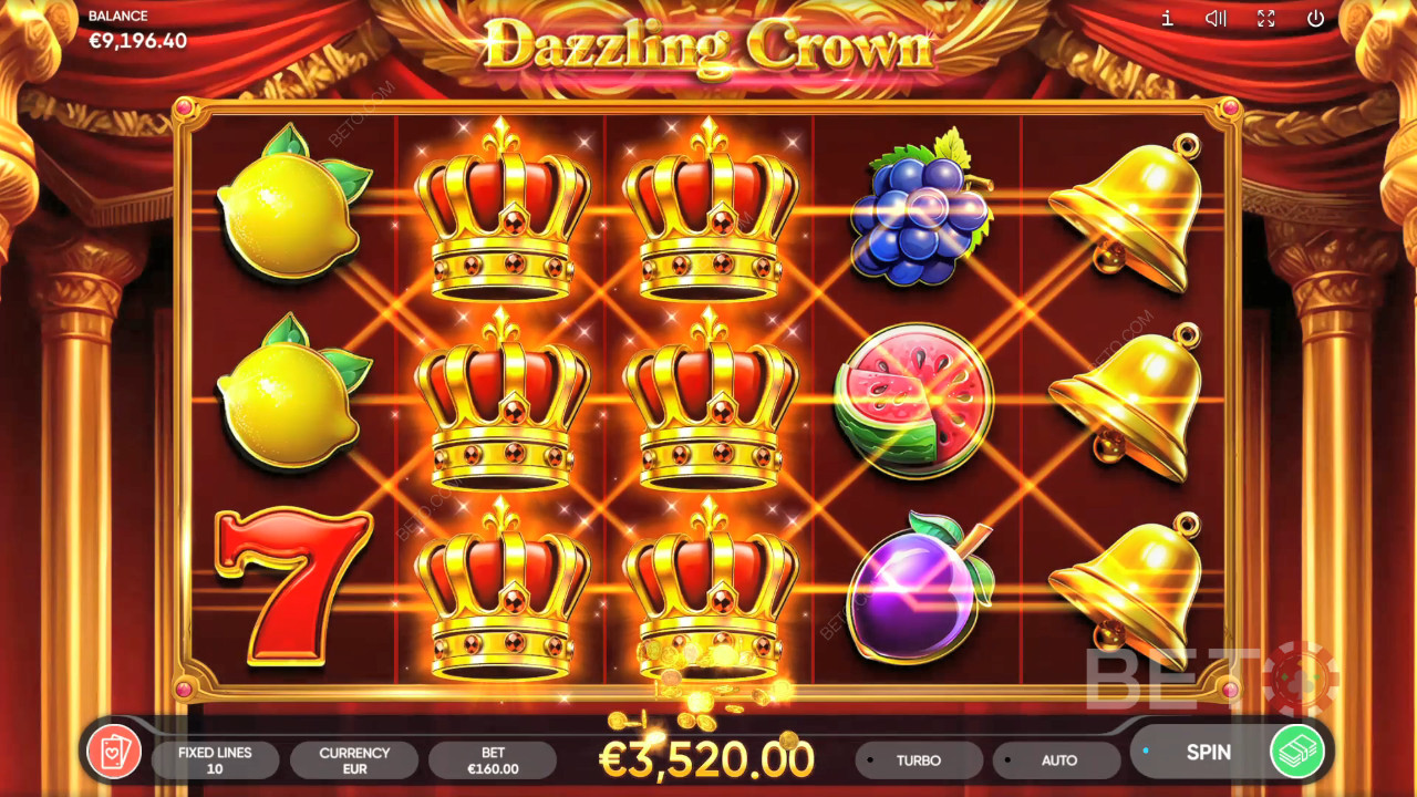 Recensione di Dazzling Crown da parte di BETO Slots