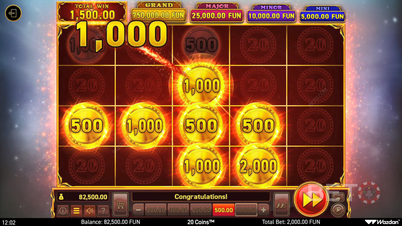 20 Coins Recensione di BETO Slots