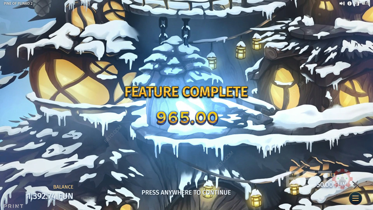 Le funzioni bonus spiegate in Pine of Plinko 2 da Print Studios