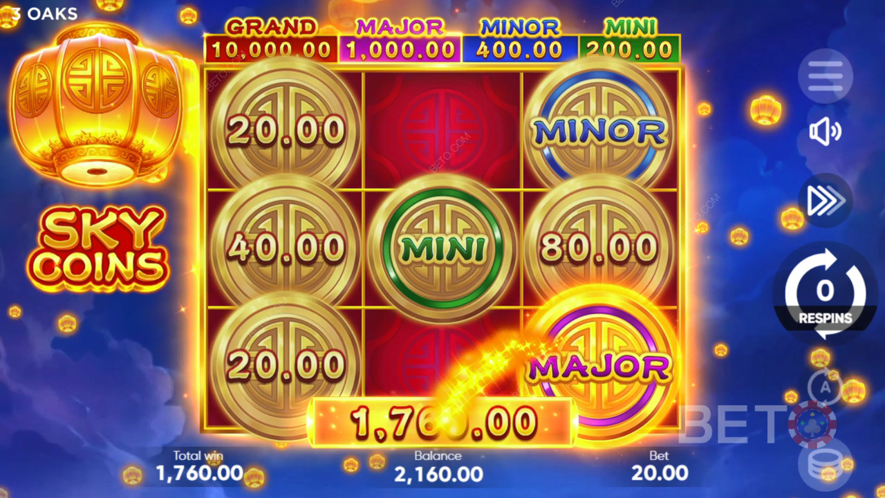 Recensione di Sky Coins da parte di BETO Slots