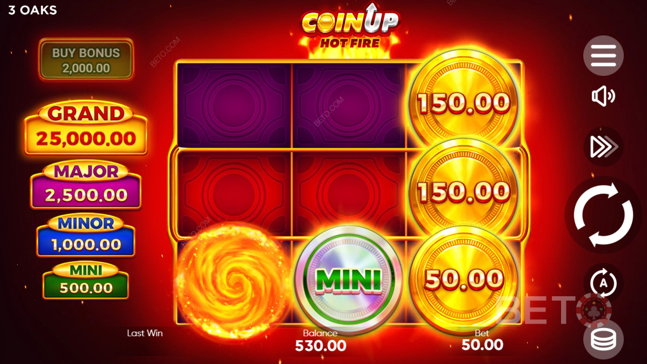 Moneta su: Fuoco caldo: Una Slot Machine Dovete farla girare?
