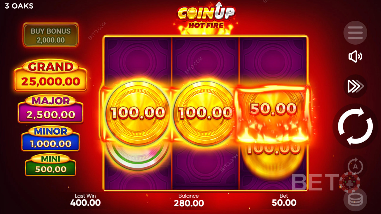 Coin Up: Hot Fire Recensione di BETO Slots