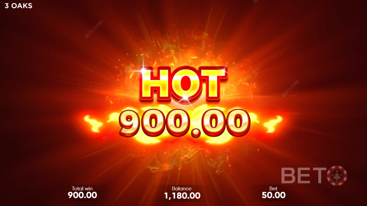 Vincete 500x la vostra scommessa nella Coin Up: Hot Fire Slot Machine!