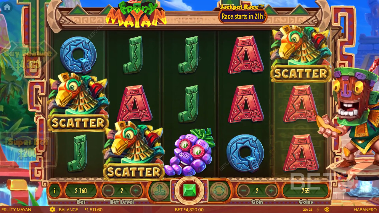 Recensione di Fruity Mayan da parte di BETO Slots