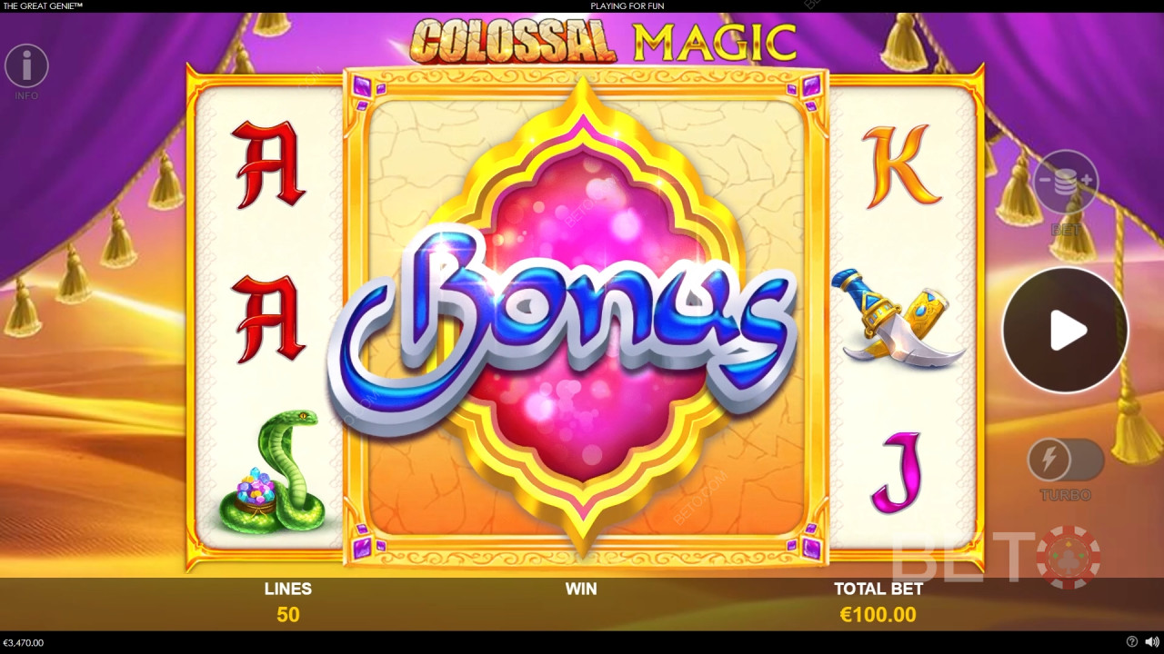 La recensione di The Great Genie da parte di BETO Slots